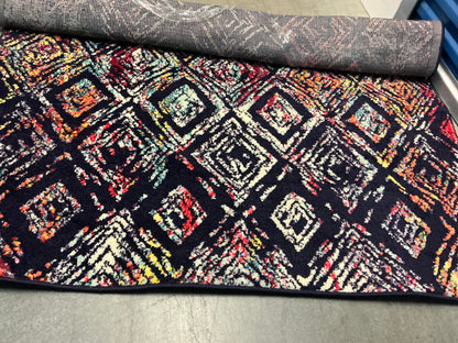 Amethyst Abstract Rug — 5' × 8'