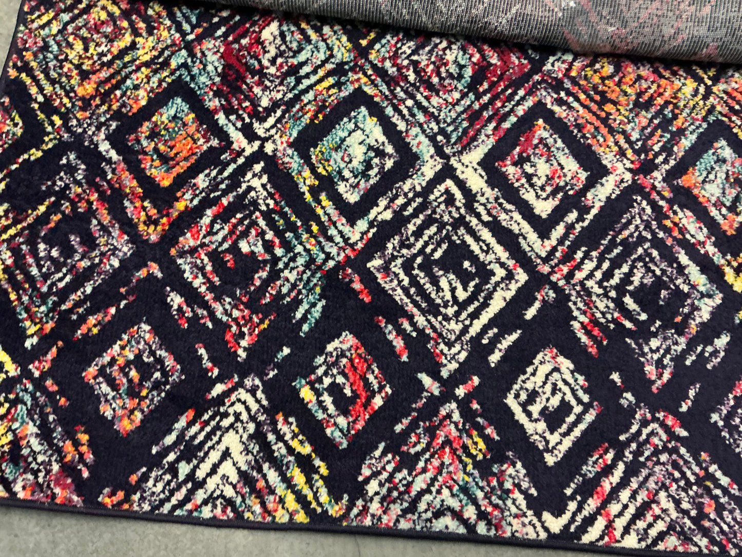 Purple Abstract Rug 5’ x 8’