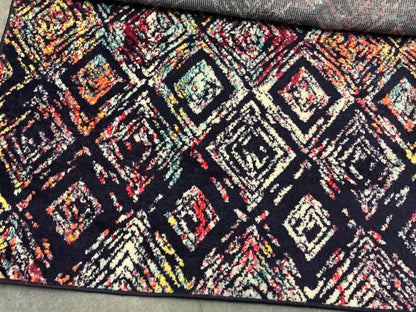 Amethyst Abstract Rug — 5' × 8'
