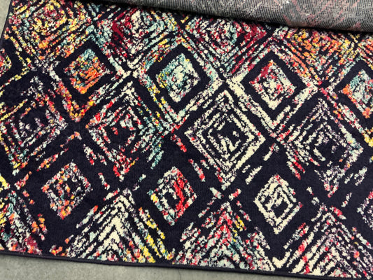 Amethyst Abstract Rug — 5' × 8'