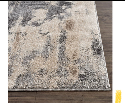 Sand Beige Textured Rug — 12' × 10'
